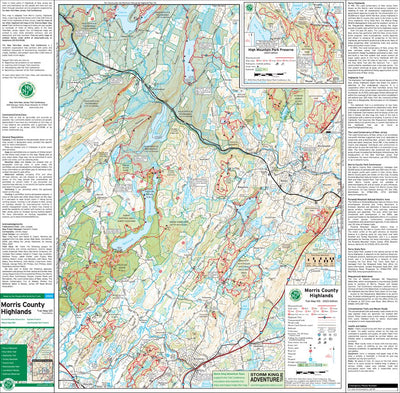 Morris County Highlands (East - Map 125) : 2023 : Trail Conference Preview 1