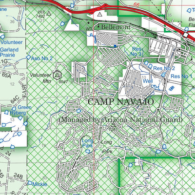Kaibab National Forest Visitor Map, Tusayan and Williams Ranger Districts Preview 3