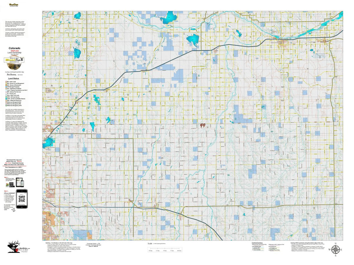 Co Unit 99 Land Ownership Map by HuntData LLC | Avenza Maps