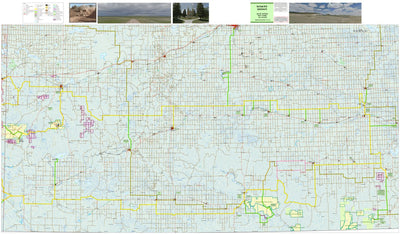 Rural Road Maps by GoTrekkers - Saskatchewan SW 2023 Preview 1