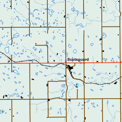 Rural Road Maps by GoTrekkers - Saskatchewan SW 2023 Preview 2