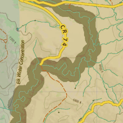 Co Unit 441 Elk Concentration Map Preview 2