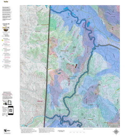 Co Unit 1 Elk Summer, Winter Concentrations and Migration Routes Preview 1