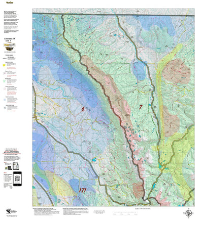Co Unit 7 Elk Summer, Winter Concentrations and Migration Routes Preview 1