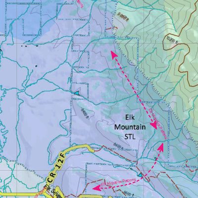 Co Unit 7 Elk Summer, Winter Concentrations and Migration Routes Preview 2