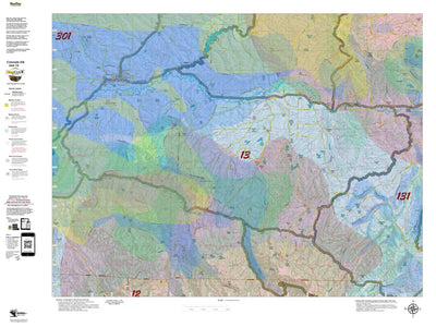 Co Unit 13 Elk Summer, Winter Concentrations and Migration Routes Preview 1