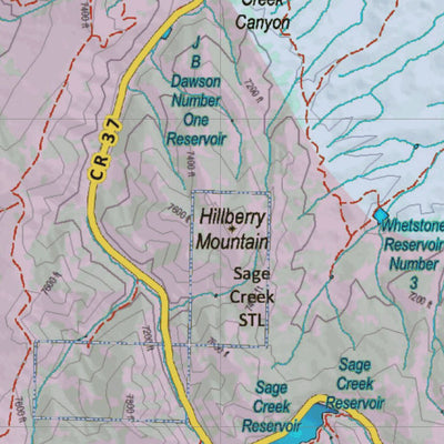 Co Unit 13 Elk Summer, Winter Concentrations and Migration Routes Preview 3
