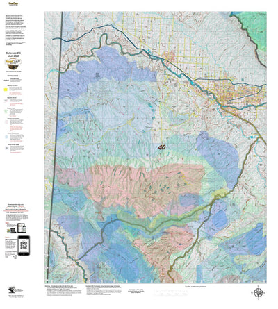 Co Unit 40 Elk Summer, Winter Concentrations and Migration Routes Preview 1