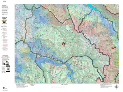 Co Unit 36 Elk Summer, Winter Concentrations and Migration Routes Preview 1
