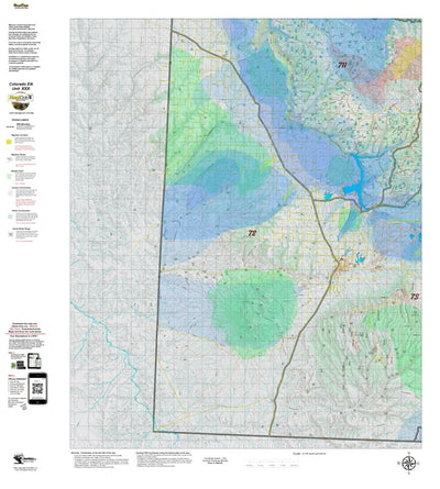 Co Unit 72 Elk Summer, Winter Concentrations and Migration Routes Preview 1