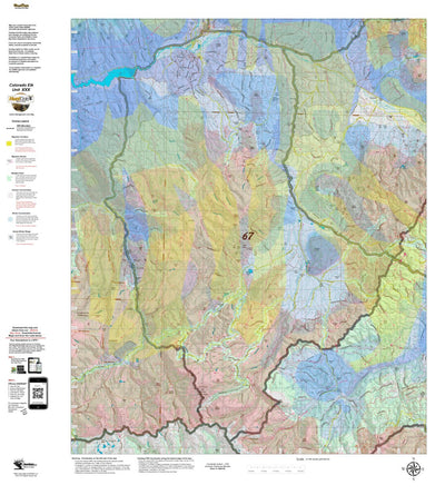 Co Unit 67 Elk Summer, Winter Concentrations and Migration Routes Preview 1