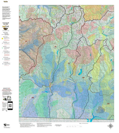 Co Unit 75 Elk Summer, Winter Concentrations and Migration Routes Preview 1