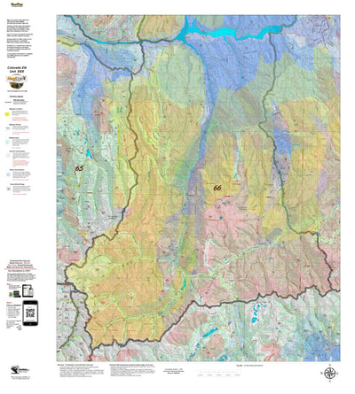Co Unit 66 Elk Summer, Winter Concentrations and Migration Routes Preview 1