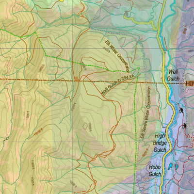 Co Unit 66 Elk Summer, Winter Concentrations and Migration Routes Preview 2