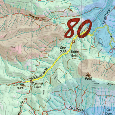 Co Unit 80 Elk Summer, Winter Concentrations and Migration Routes Preview 2