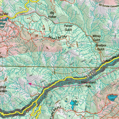Co Unit 80 Elk Summer, Winter Concentrations and Migration Routes Preview 3