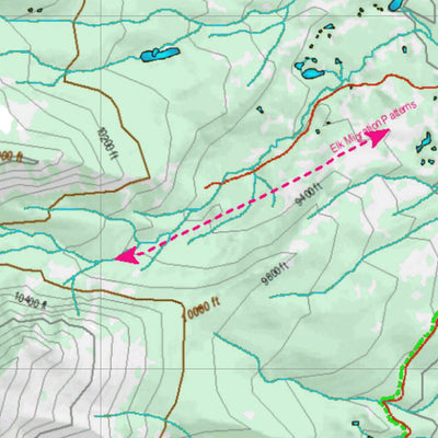 Co Unit 161 Elk Summer, Winter Concentrations and Migration Routes Preview 2