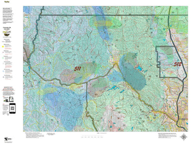 Co Unit 511 Elk Summer, Winter Concentrations and Migration Routes Preview 1