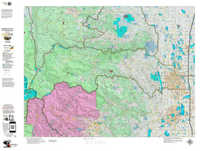 Colorado Unit 19 Land Ownerhship with Elk Concentrations, the Hybrid Preview 1