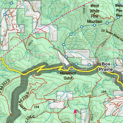 Colorado Unit 19 Land Ownerhship with Elk Concentrations, the Hybrid Preview 2