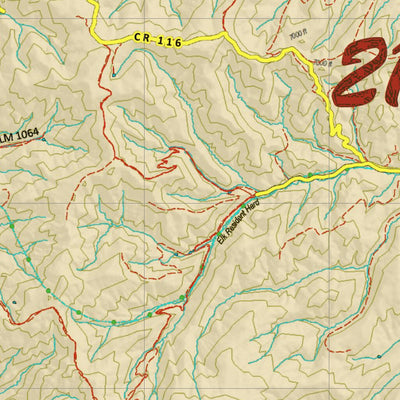 Colorado Unit 21 Land Ownerhship with Elk Concentrations, the Hybrid Preview 2