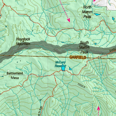 Colorado Unit 42 Land Ownerhship with Elk Concentrations, the Hybrid Preview 2