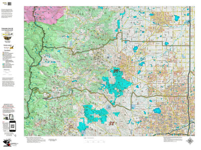 Colorado Unit 29 Land Ownerhship with Elk Concentrations, the Hybrid Preview 1