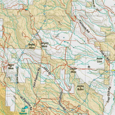 Colorado Unit 62 Land Ownerhship with Elk Concentrations, the Hybrid Preview 3