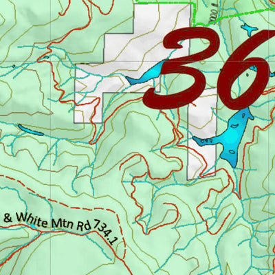 Colorado Unit 36 Land Ownerhship with Elk Concentrations, the Hybrid Preview 2
