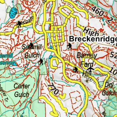 Colorado Unit 500 Land Ownerhship with Elk Concentrations, the Hybrid Preview 3