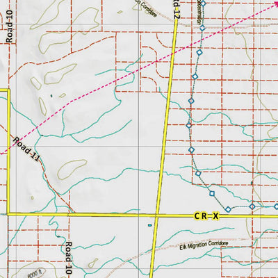 Colorado Unit 83 Land Ownerhship with Elk Concentrations, the Hybrid Preview 2