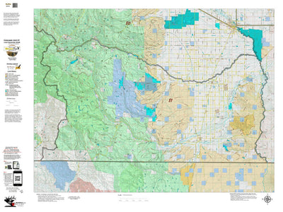 Colorado Unit 81 Land Ownerhship with Elk Concentrations, the Hybrid Preview 1