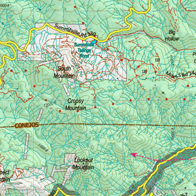 Colorado Unit 81 Land Ownerhship with Elk Concentrations, the Hybrid Preview 3