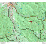 Colorado Unit 471 Land Ownerhship with Elk Concentrations, the Hybrid Preview 1