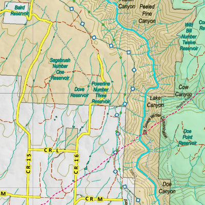 Colorado Unit 711 Land Ownerhship with Elk Concentrations, the Hybrid Preview 2