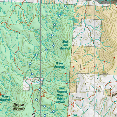Colorado Unit 711 Land Ownerhship with Elk Concentrations, the Hybrid Preview 3