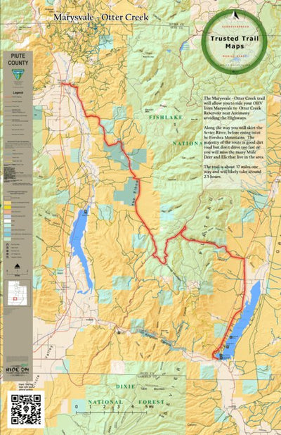 Marysvale - Otter Creek Reservoir - Paiute Trail UT Preview 1