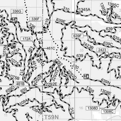 Idaho Panhandle NF - Kaniksu NF MVUM 2019 (Backside) Preview 3