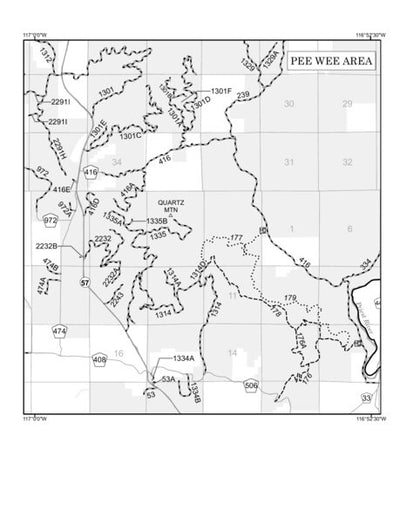Idaho Panhandle NF - Kaniksu NF MVUM 2019 PeeWee Preview 1