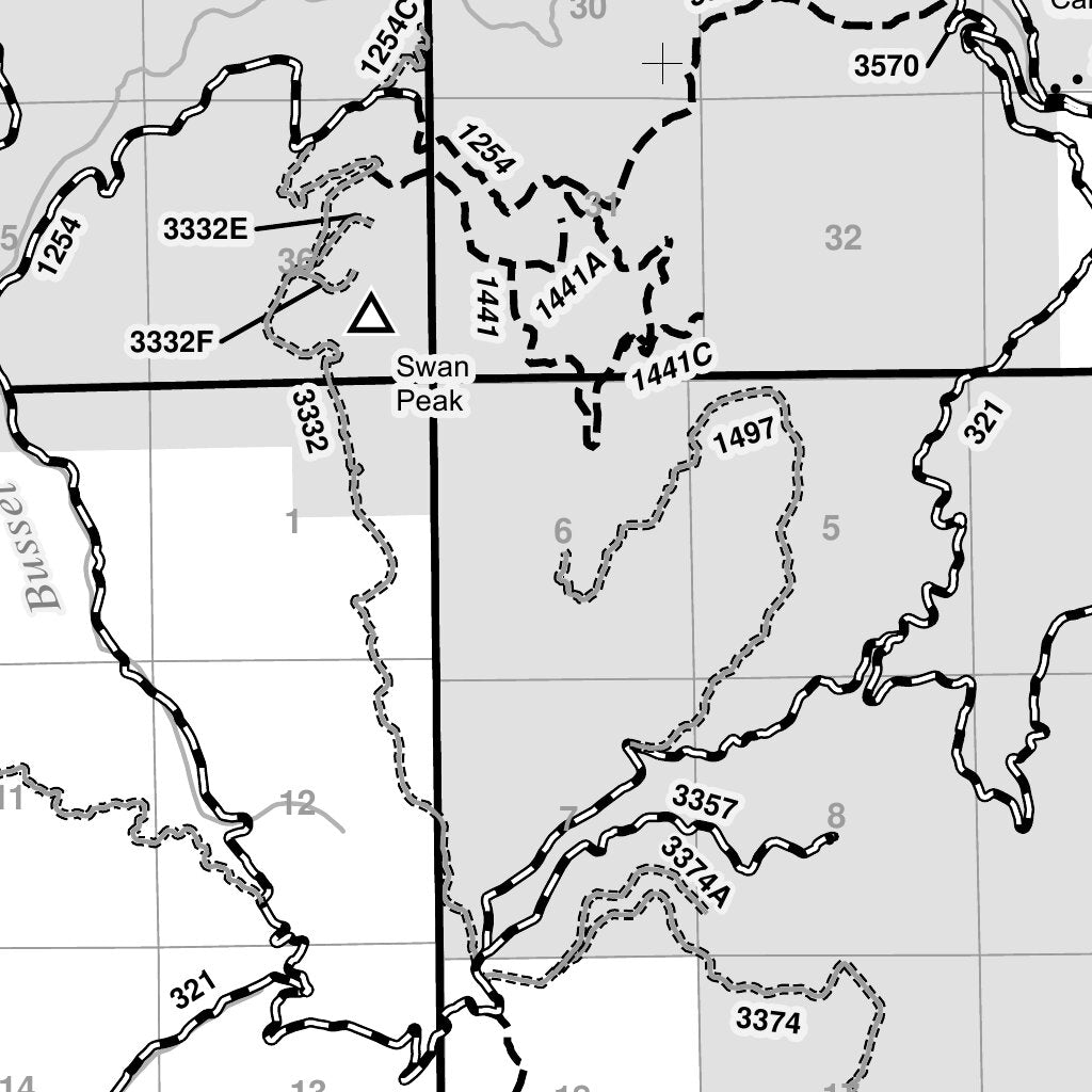 Idaho Panhandle NF - St Joe NF MVUM 2021 (Frontside) Map by US Forest ...