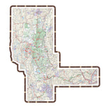 Green Mountain Finger Lakes NF Forest Visitor Map - Green Mtn North Preview 1