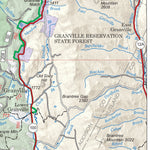 Green Mountain Finger Lakes NF Forest Visitor Map - Green Mtn North Preview 3