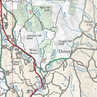 Green Mountain Finger Lakes NF Forest Visitor Map - Green Mtn South Preview 3