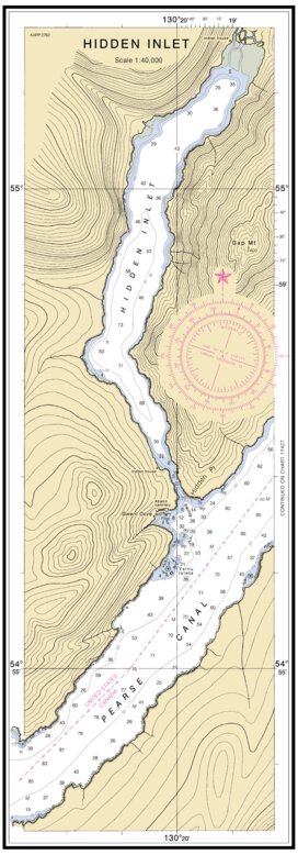 Inlet Map Example Hidden Inlet Map by National Oceanographic & Atmospheric Administration ...