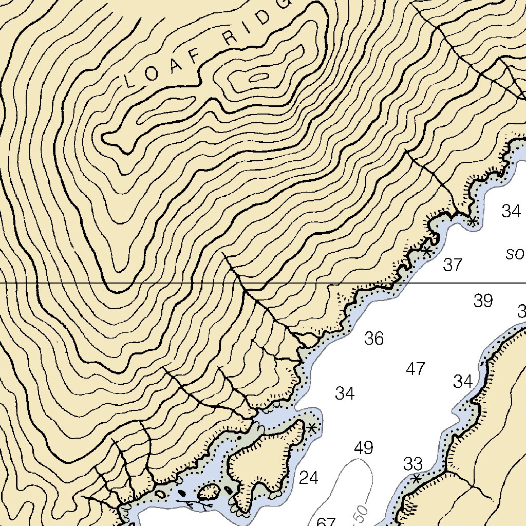 Portland Inlet To Nakat Bay Map by National Oceanographic & Atmospheric ...