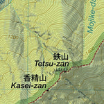 Omine-san 大峰山 Hiking Map (Kansai, Japan) 1:25,000 Preview 2