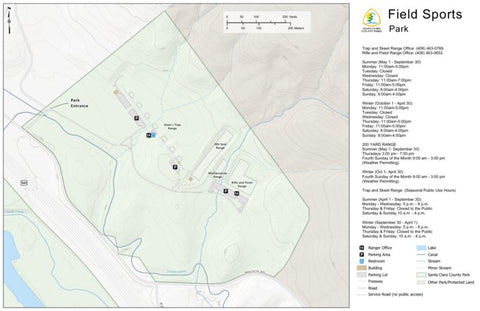 Field Sports County Park Guide Map Preview 1