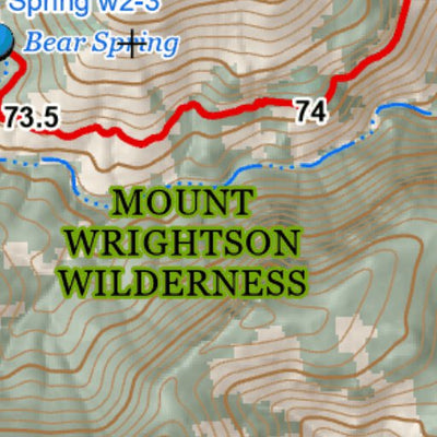 ANST Topo Map 04-3 Temporal Gulch 3 Preview 2