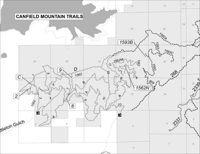Idaho Panhandle NF - Coeur d'Alene River RD - Canfield Mtn MVUM 2020 Preview 1