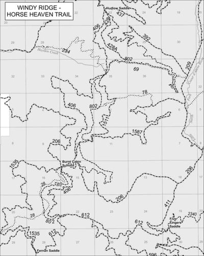 Idaho Panhandle NF - Coeur d'Alene River RD - Windy Ridge Horse Heaven MVUM 2020 Preview 1